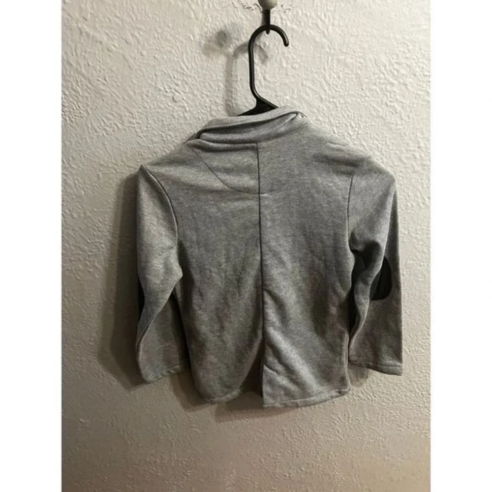 Boys gray jacket button up size 8‎